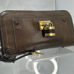 Zippy Wallet by Chloe Lock and key wallet